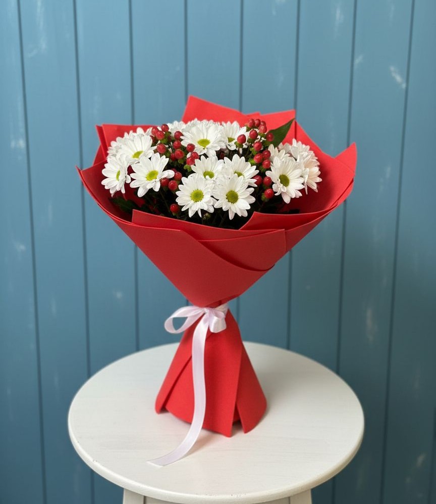 Букет цветов из: Хризантемы в Альметьевске