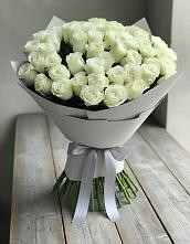 Букет 35 Белых роз в Альметьевске