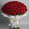 Букет 101 Красная роза Блэк Мэджик в Альметьевске