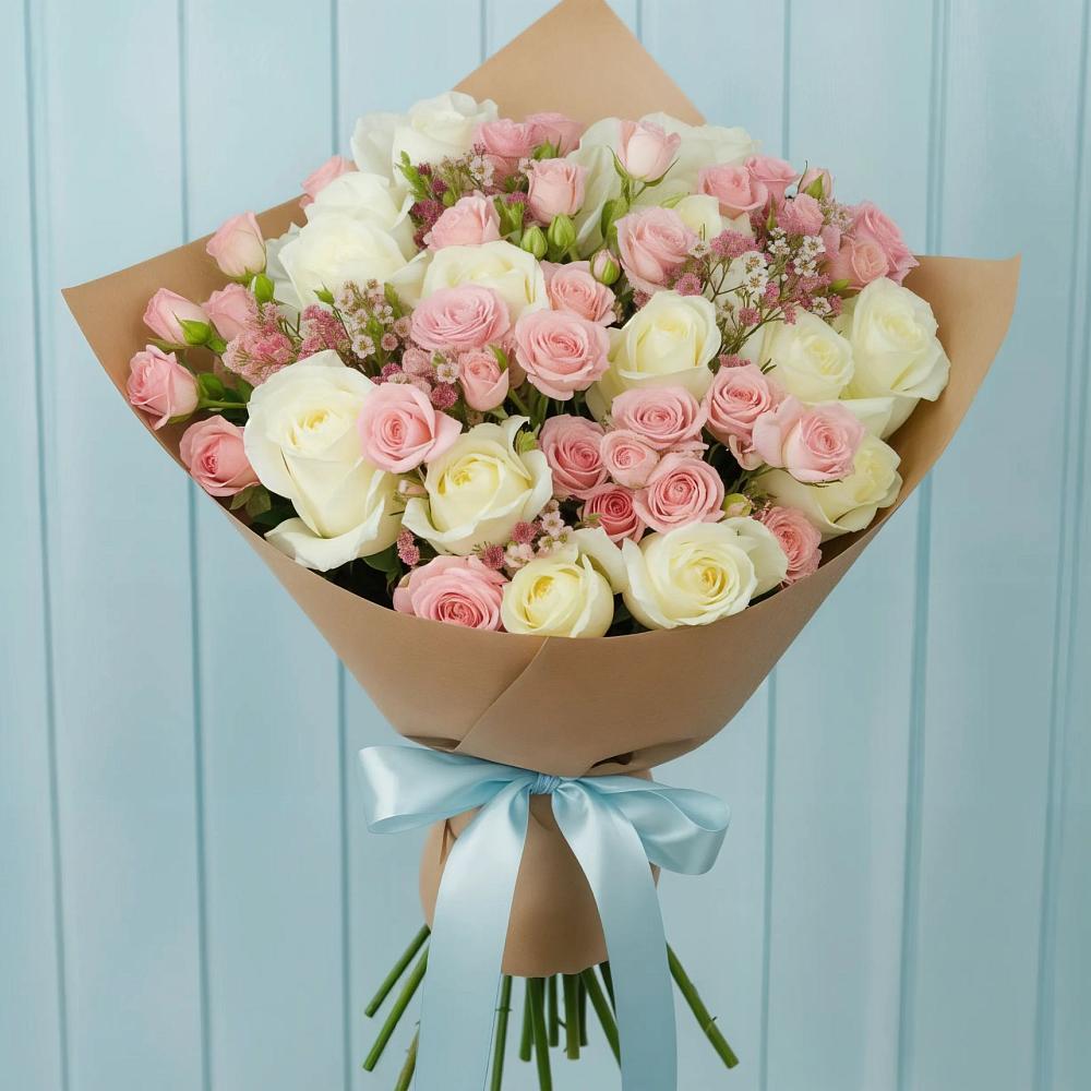 Букет цветов из: Розы в Альметьевске