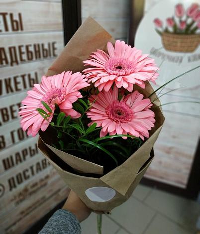Букет цветов из: Герберы в Альметьевске