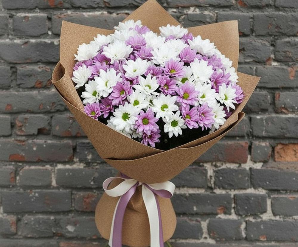Букет цветов из: Хризантемы в Альметьевске
