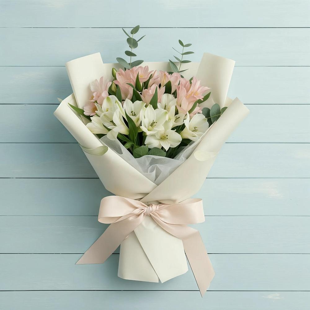 Букет цветов из: Альстромерии в Альметьевске