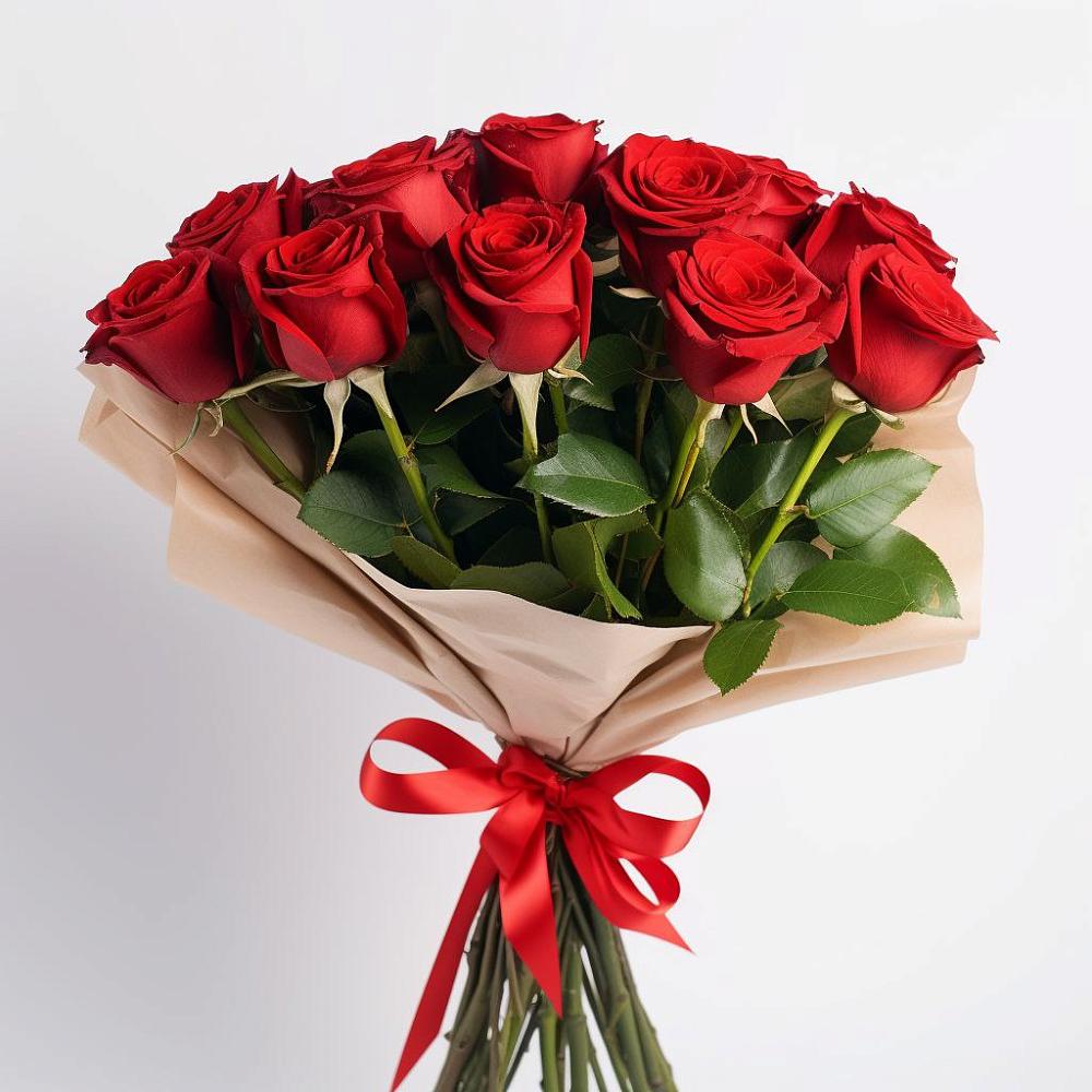 Букет 11 Красных роз Эдлесс Лав в Альметьевске